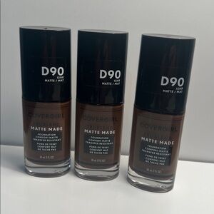 3 x Covergirl Trublend Matte Made Liquid Foundation, D90 Espresso, 1.014 Fl Oz